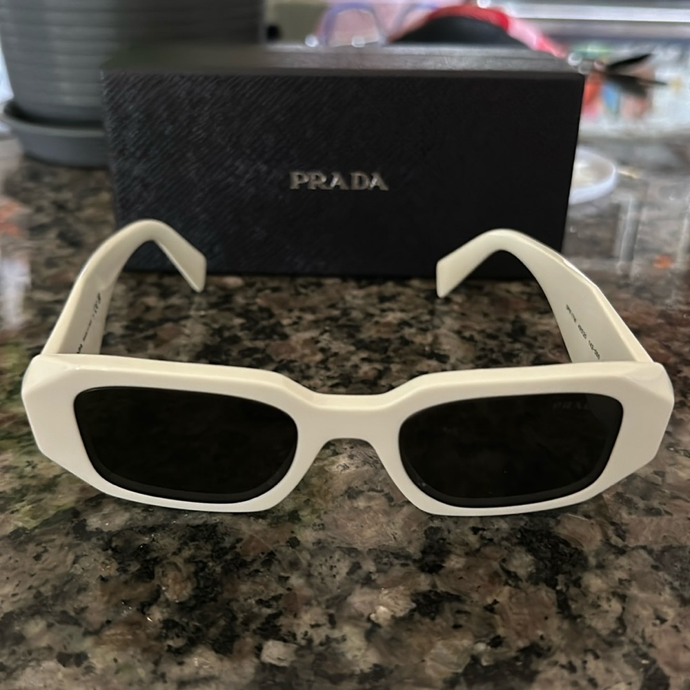 Brand new Prada PR 17WS White Sunglasses